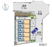 ★手数料０円★東大阪市池之端町　月極駐車場（LP）